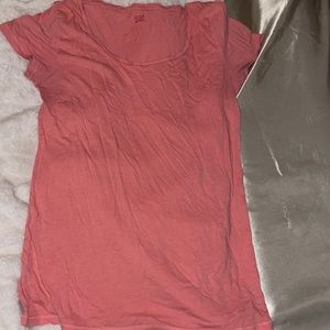 A.N.A. T-shirt, coral, large